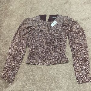Express long sleeve blouse